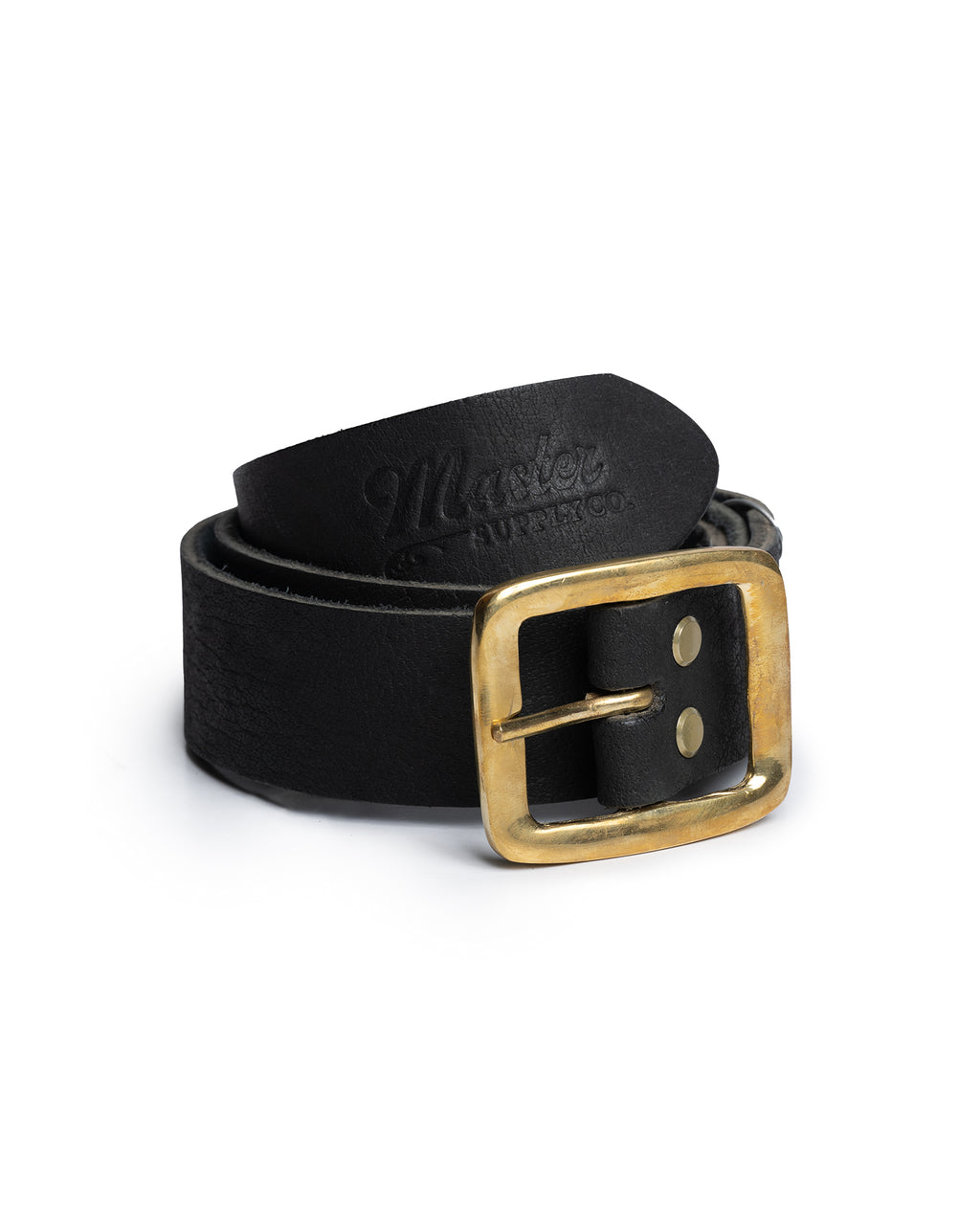 Leather Belt: Black – Master Supply Co.