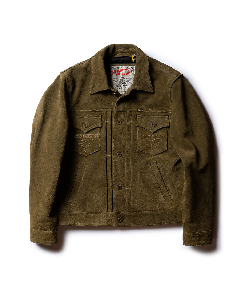 Convoy: Olive | Men's Leather Jacket by Master Supply Co.