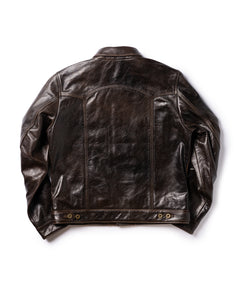 Men's Trucker Leather Jacket | The Convoy Rust by Master Supply Co.