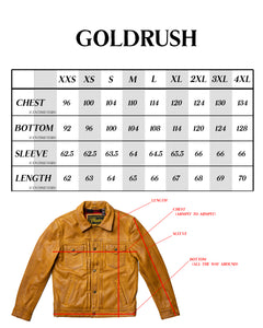 Goldrush Leather Jacket by Master Supply Co - Premium Quality