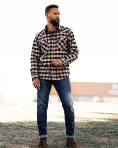 Western Flannel: Tan – Master Supply Co.