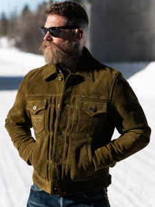 Convoy: Olive | Men's Leather Jacket by Master Supply Co.