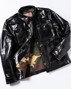 The Vanguard | Lined Chore-Style Leather Jacket | Master Supply Co.