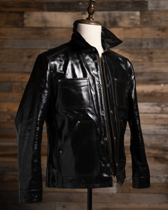 The Vanguard | Lined Chore-Style Leather Jacket | Master Supply Co.