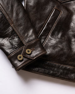 Men's Trucker Leather Jacket | The Convoy Rust by Master Supply Co.
