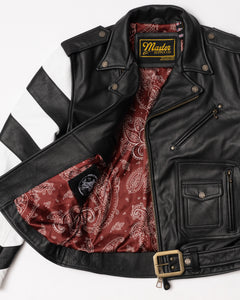 Scrambler Leather Jacket | Biker Jacket | Master Supply Co.