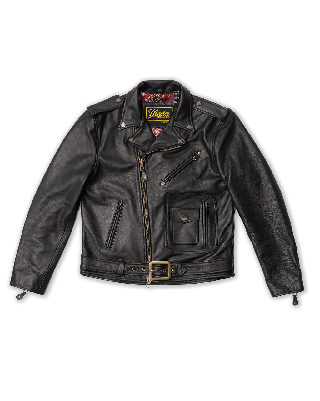 Nova Double Rider Leather Jacket by Master Supply Co. | Unleash Your ...