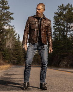 Master Supply Co. Men's Leather Jacket Outfit