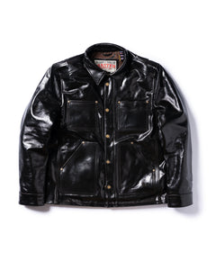 The Vanguard | Lined Chore-Style Leather Jacket | Master Supply Co.