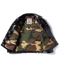 The Vanguard | Lined Chore-Style Leather Jacket | Master Supply Co.