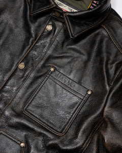 Close-up of branded hardware on The Vanguard 5th Anniversary jacket