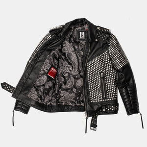 master supply co studded leather jacket for men toronto based brand best leather jackets in toronto, usa and canada based brand